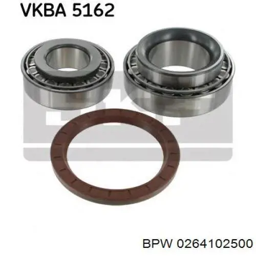 0264102500 BPW Rolamento de cubo dianteiro
