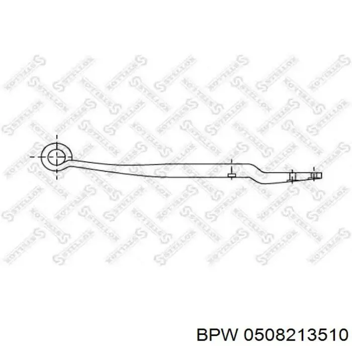 Compre 0508213510 BPW Suspensão de lâminas traseiro