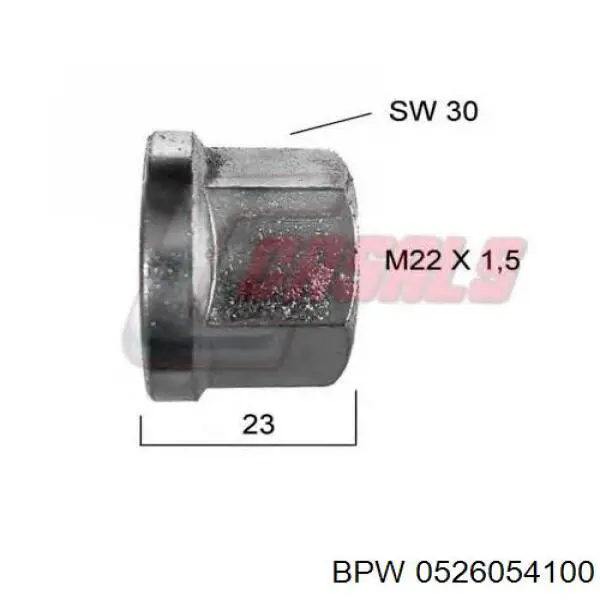 Compre 0526054100 BPW Porca de roda
