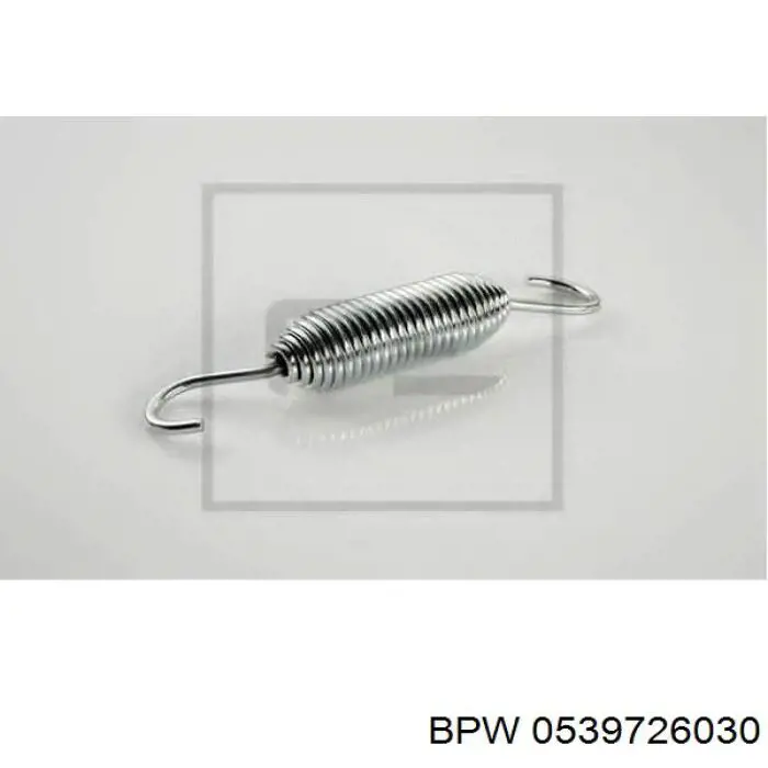 0539726030 BPW Mola das sapatas do freio de tambor traseiras