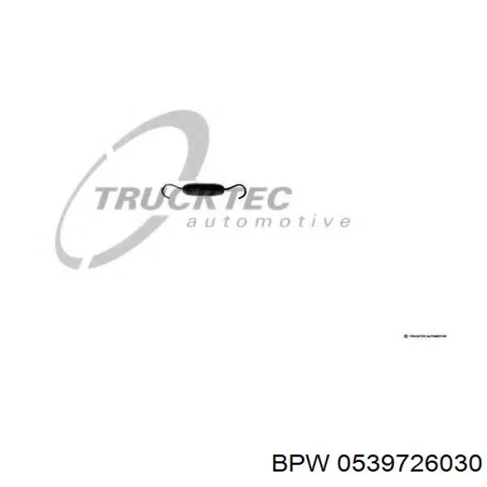 Mola das sapatas do freio de tambor traseiras BPW 0539726030 preço, a partir de 2,42 USD
