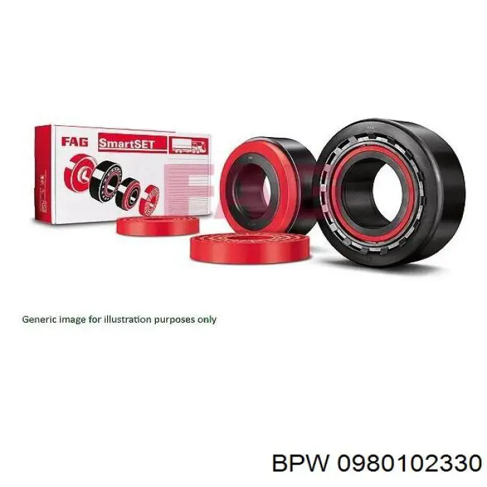 Compre 0980102330 BPW Rolamento de cubo dianteiro