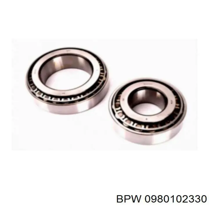 Rolamento de cubo dianteiro 0980102330 BPW