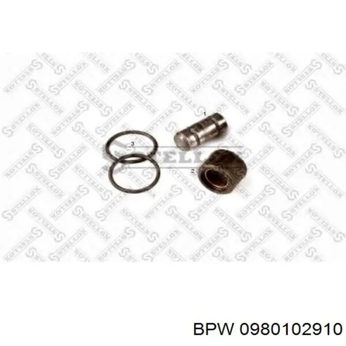 0980102910 BPW Kit de reparação das sapatas do freio