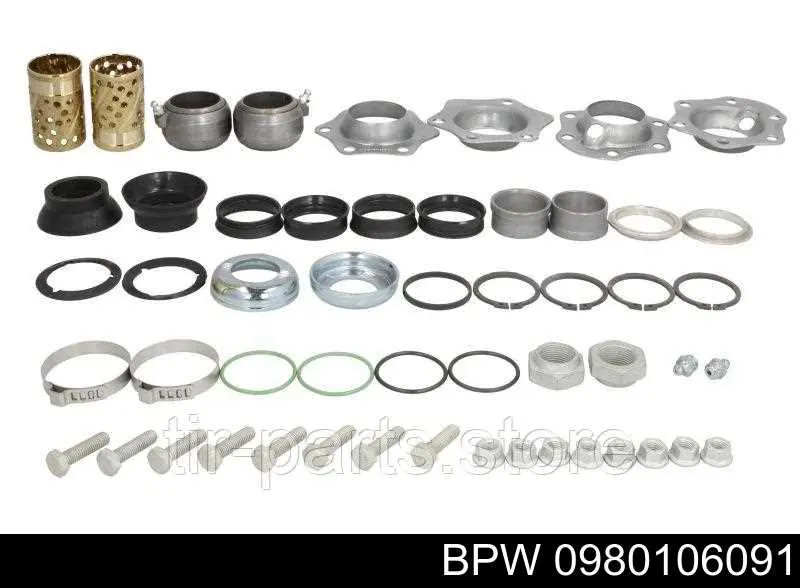 0980106091 BPW Kit de reparação do freio da árvore (de catraca)