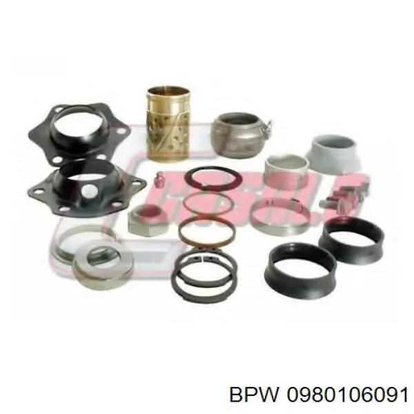 Compre 0980106091 BPW Kit de reparação do freio da árvore (de catraca)