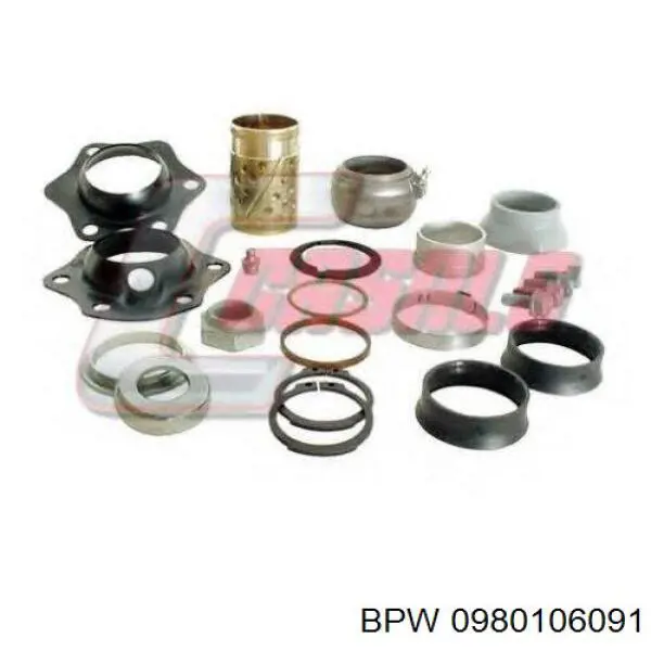 Kit de reparação do freio da árvore (de catraca) 0980106091 BPW