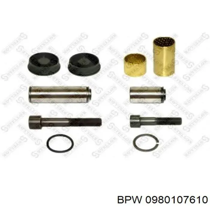 Kit de reparação de suporte do freio dianteiro BPW 0980107610 preço, a partir de 37,28 USD