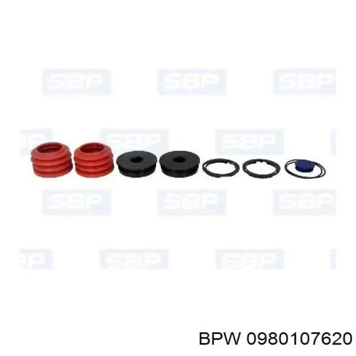 0980107620 BPW Kit de reparação de suporte do freio traseiro