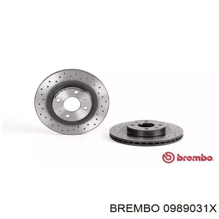 Disco do freio dianteiro Brembo 0989031X preço, a partir de 36,34 USD