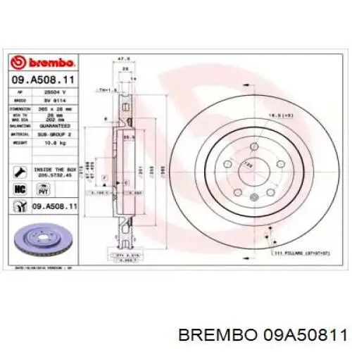 Disco do freio traseiro ABS 18549 preço, a partir de 142,12 USD