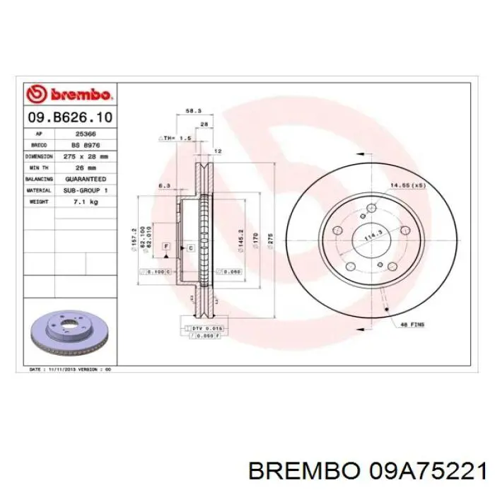 Disco do freio dianteiro 402060019R Renault (RVI)