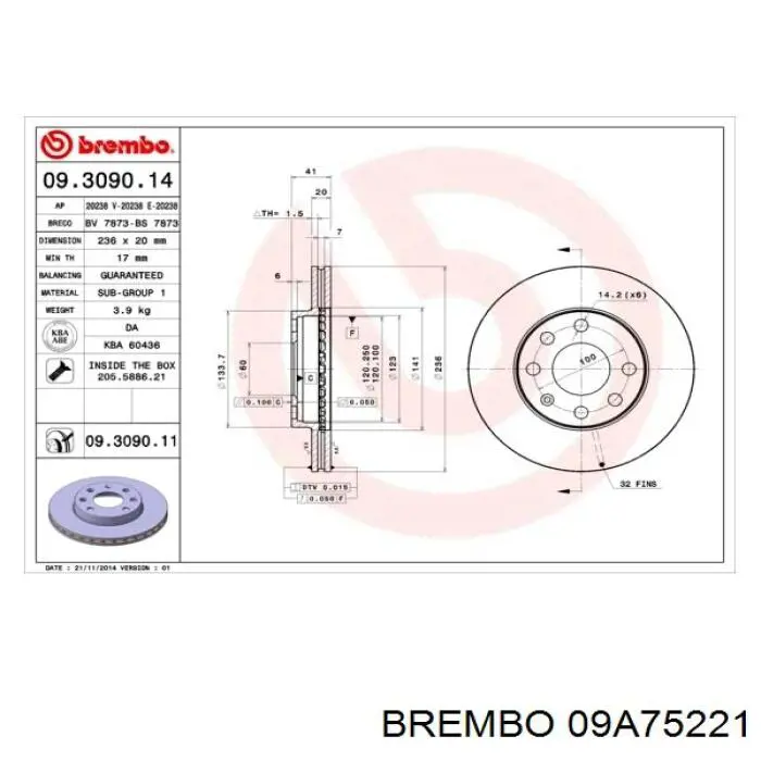 Compre 402060019R Renault (RVI) Disco do freio dianteiro