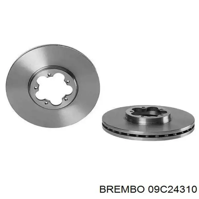 Disco do freio dianteiro Brembo 09C24310 preço, a partir de 73,94 USD