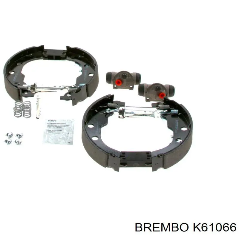 Compre K61066 Brembo Sapatas do freio traseiras de tambor