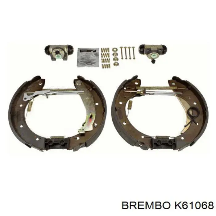 Compre K61068 Brembo Sapatas do freio traseiras de tambor