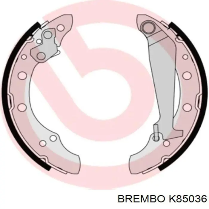 Sapatas do freio traseiras de tambor Brembo K85036 preço, a partir de 67,14 USD