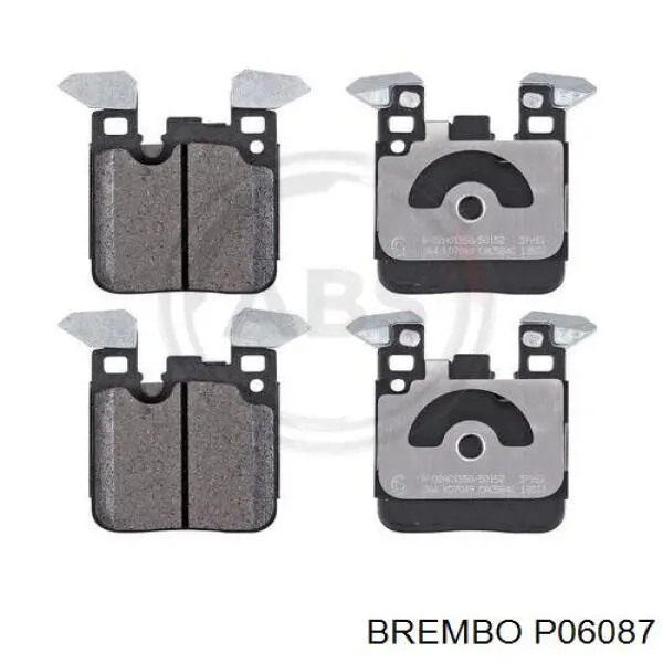 Sapatas do freio traseiras de disco Brembo P06087 preço, a partir de 47,23 USD