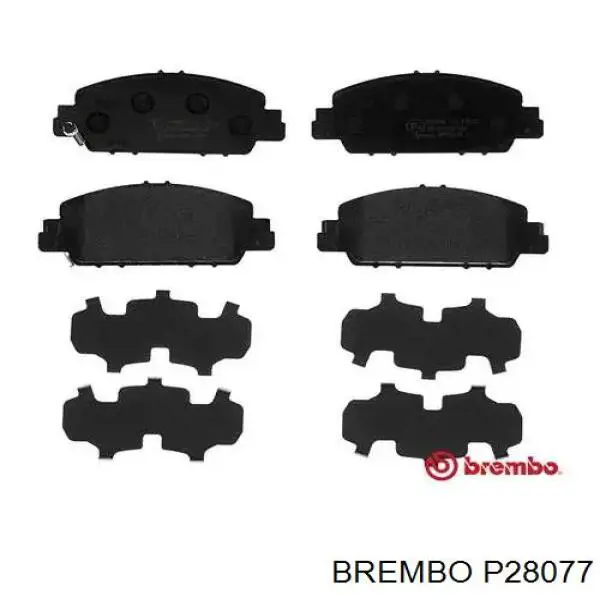 Sapatas do freio dianteiras de disco Brembo P28077 preço, a partir de 34,65 USD