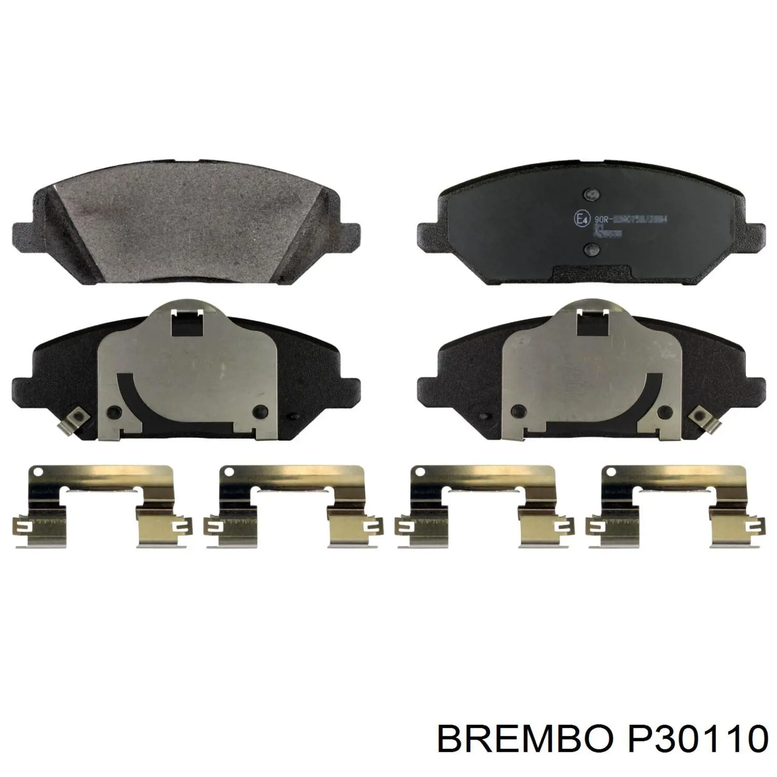 Sapatas do freio dianteiras de disco Brembo P30110 preço, a partir de 40,41 USD