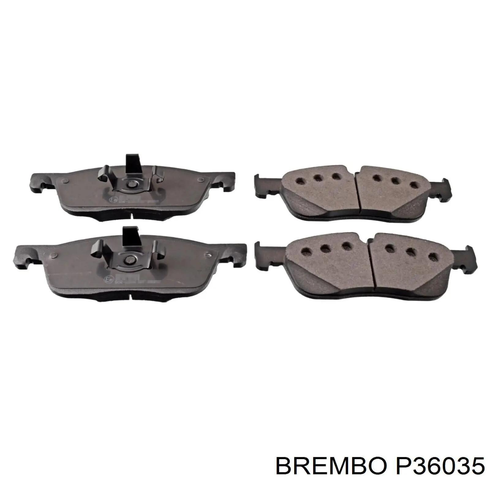 Sapatas do freio dianteiras de disco Brembo P36035 preço, a partir de 73,97 USD