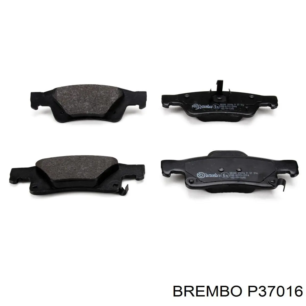 Sapatas do freio traseiras de disco Brembo P37016 preço, a partir de 43,87 USD