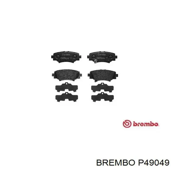 Sapatas do freio traseiras de disco Brembo P49049 preço, a partir de 29,65 USD