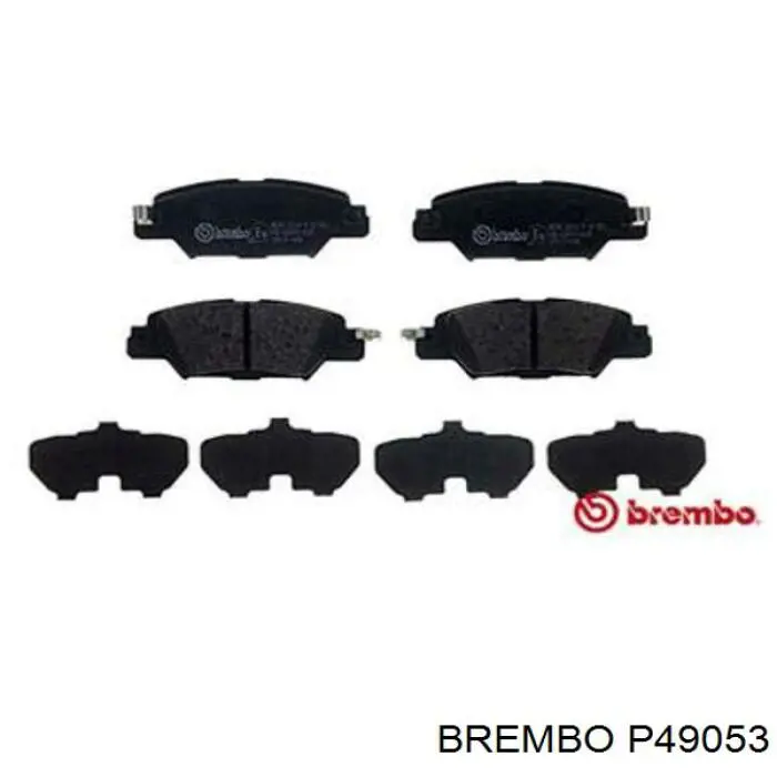 Sapatas do freio traseiras de disco Brembo P49053 preço, a partir de 35,71 USD