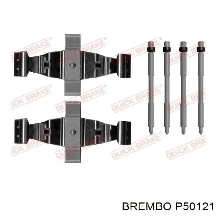 Sapatas do freio dianteiras de disco Brembo P50121 preço, a partir de 120,38 USD