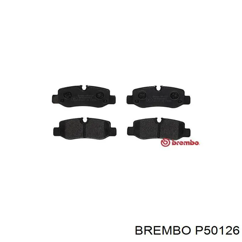 Sapatas do freio traseiras de disco Brembo P50126 preço, a partir de 26,66 USD