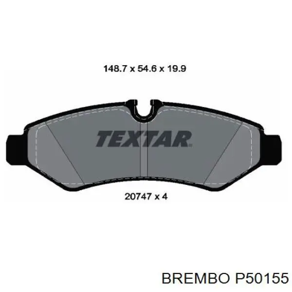 Sapatas do freio traseiras de disco Brembo P50155 preço, a partir de 43,52 USD