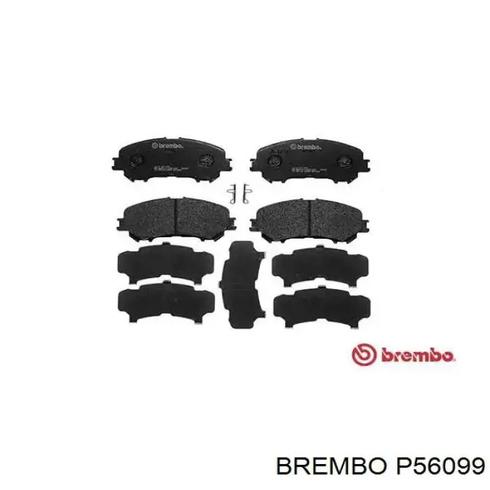 Sapatas do freio dianteiras de disco Brembo P56099 preço, a partir de 29,91 USD