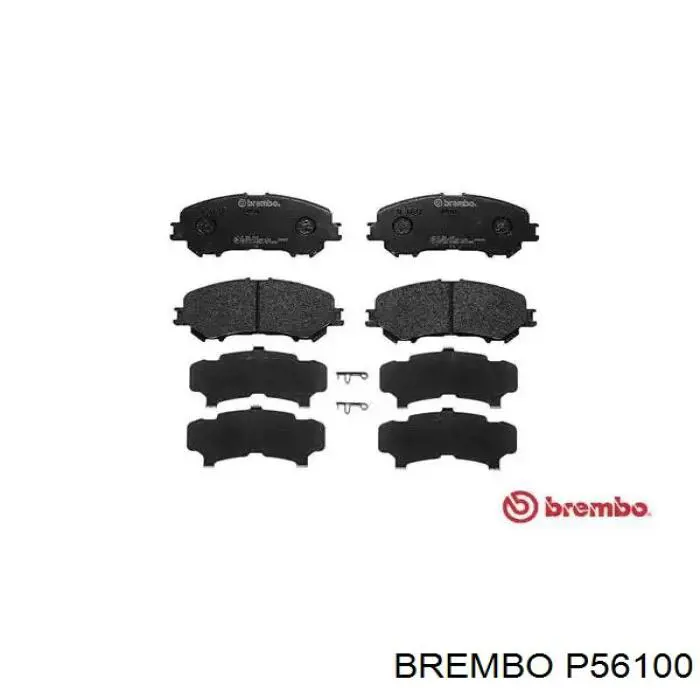 Sapatas do freio dianteiras de disco Brembo P56100 preço, a partir de 29,86 USD