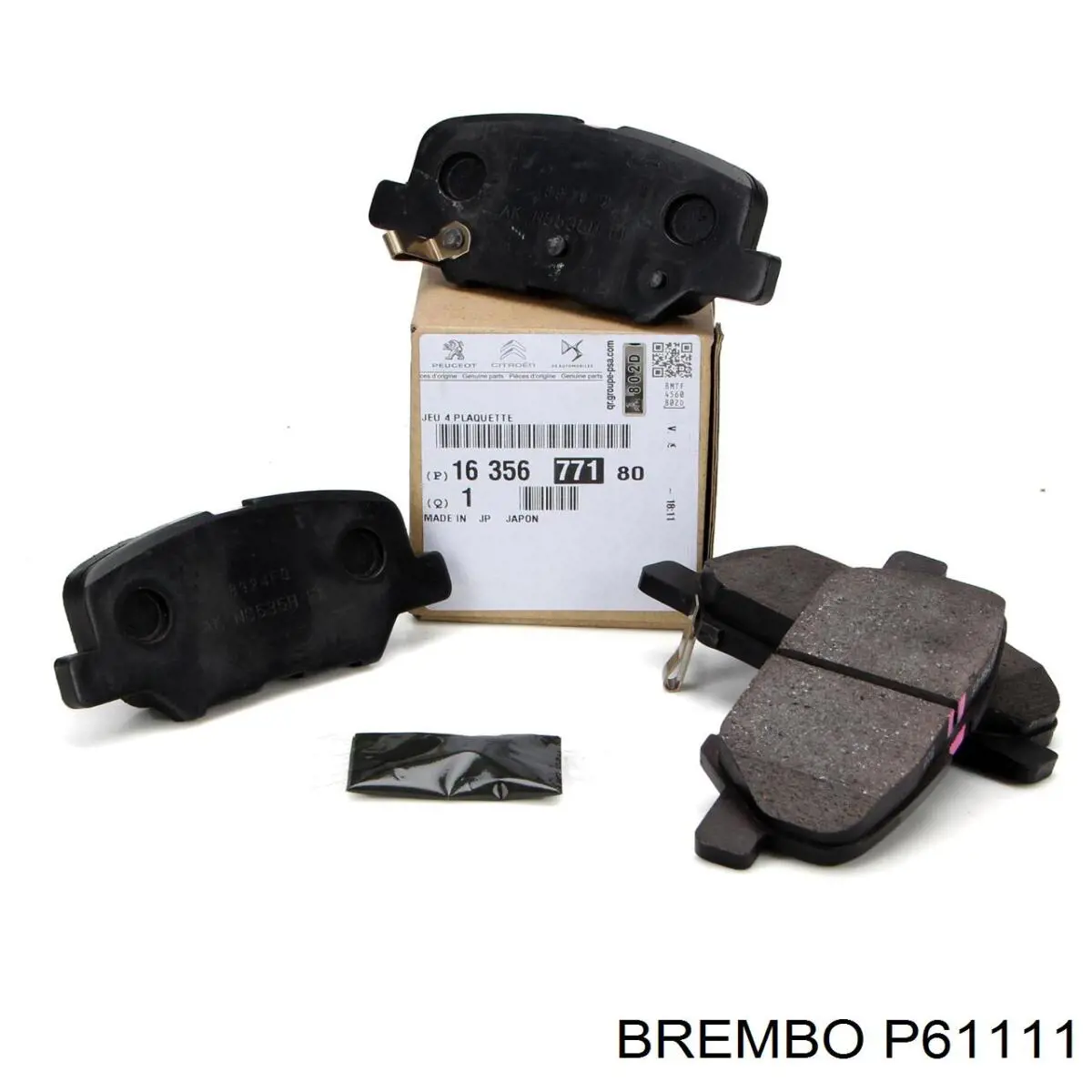 Sapatas do freio traseiras de disco Brembo P61111 preço, a partir de 33,31 USD