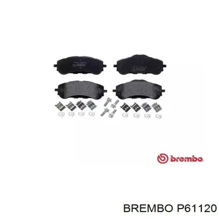 Sapatas do freio dianteiras de disco Brembo P61120 preço, a partir de 41,00 USD