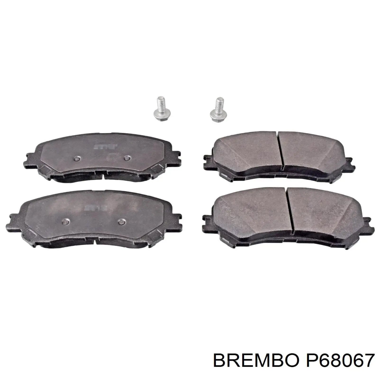 Sapatas do freio dianteiras de disco Brembo P68067 preço, a partir de 40,28 USD
