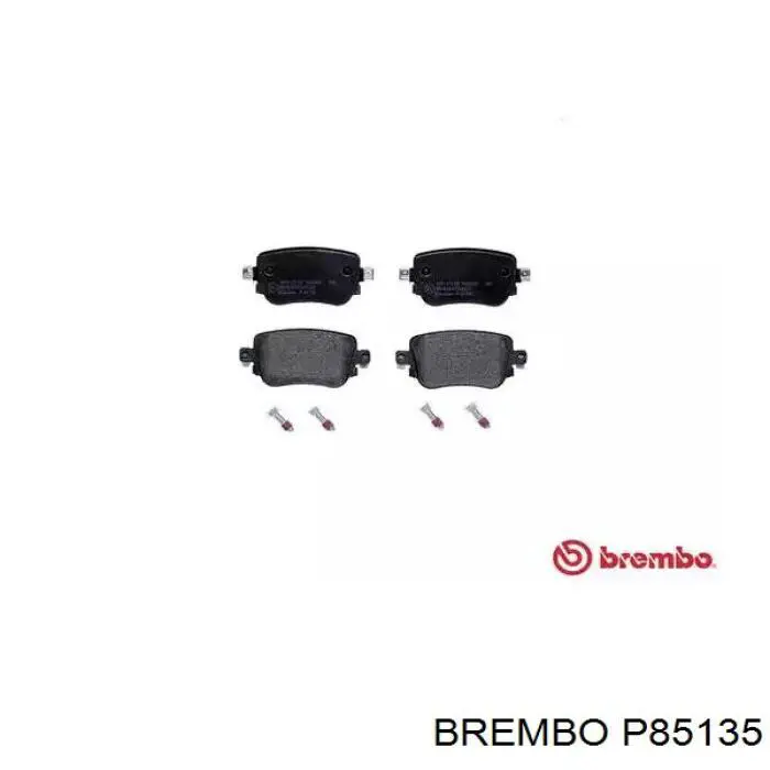 Sapatas do freio traseiras de disco Brembo P85135 preço, a partir de 33,44 USD