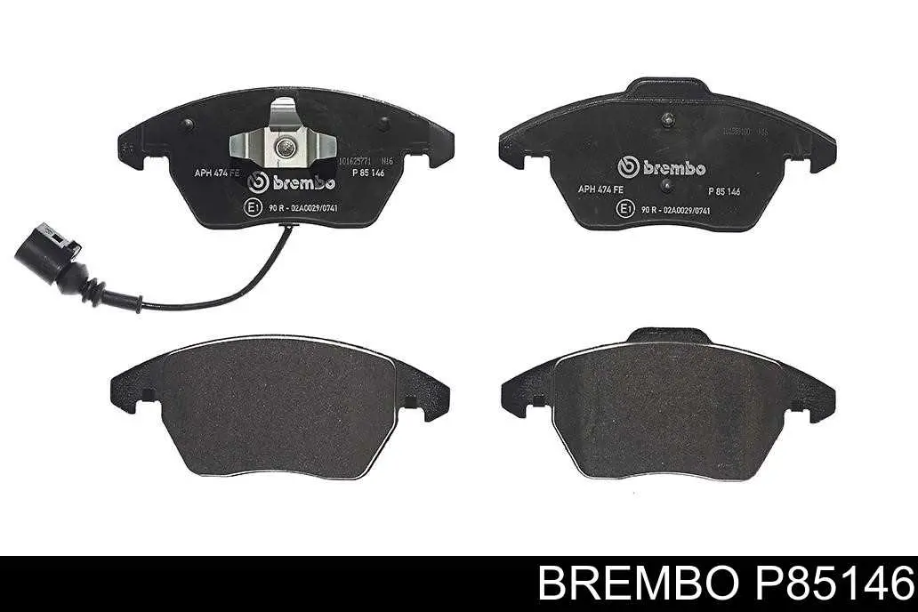 Sapatas do freio dianteiras de disco Brembo P85146 preço, a partir de 33,80 USD