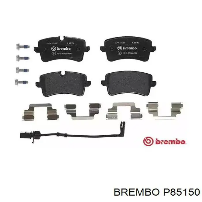 Sapatas do freio traseiras de disco Brembo P85150 preço, a partir de 42,13 USD