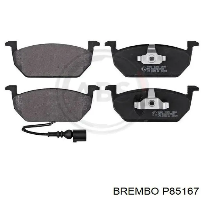 Sapatas do freio dianteiras de disco Brembo P85167 preço, a partir de 42,00 USD