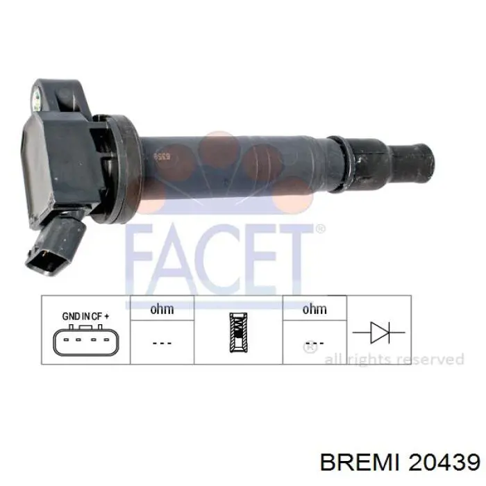 Compre 20439 Bremi Bobina de ignição