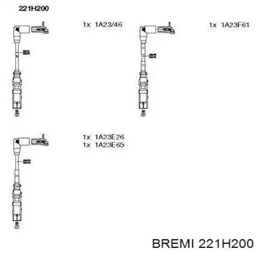 Fios de alta voltagem, kit Bremi 221H200 preço, a partir de 79,31 USD