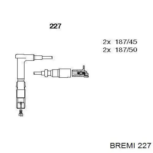 Fios de alta voltagem, kit Bremi 227 preço, a partir de 107,55 USD
