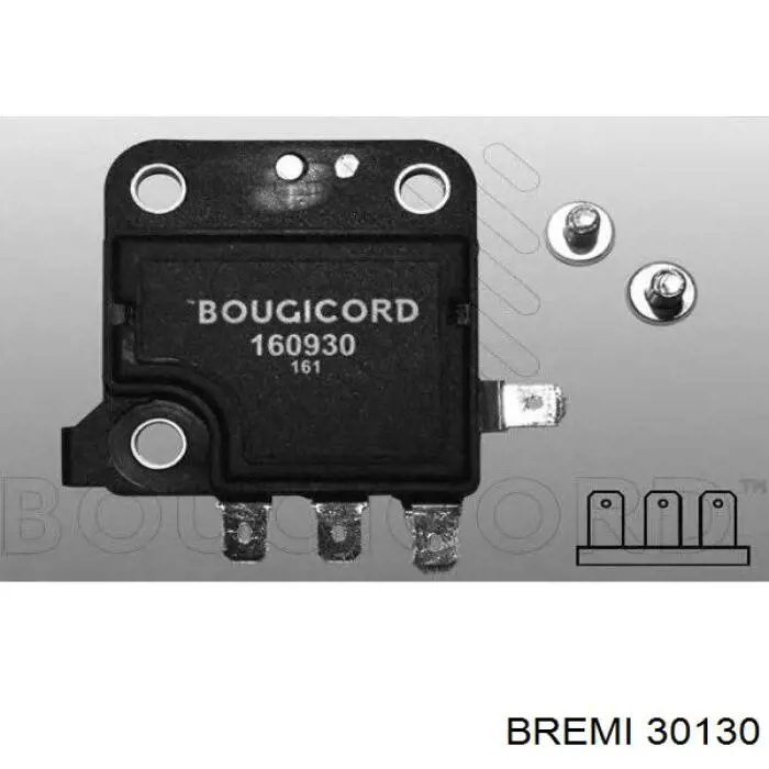 Compre 30130 Bremi Sensor de fluxo (consumo) de ar, medidor de consumo M.A.F. - (Mass Airflow)