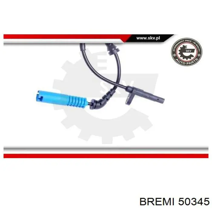 Compre 50345 Bremi Sensor ABS traseiro