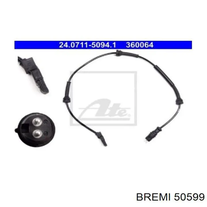 Compre 50599 Bremi Sensor dianteiro de ABS
