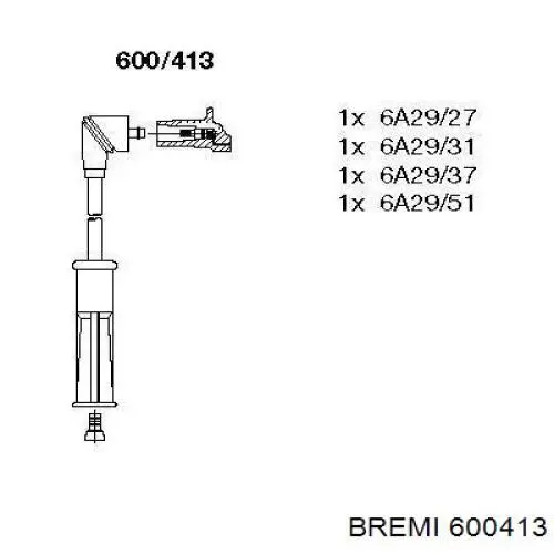 Fios de alta voltagem, kit Bremi 600413 preço, a partir de 40,95 USD