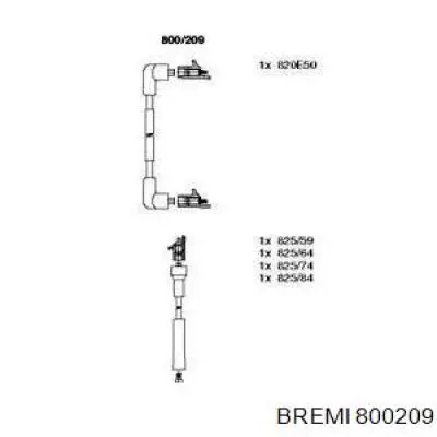 Fios de alta voltagem, kit Bremi 800209 preço, a partir de 40,01 USD