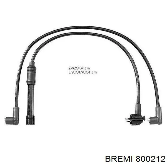 Compre 800212 Bremi Fios de alta voltagem, kit