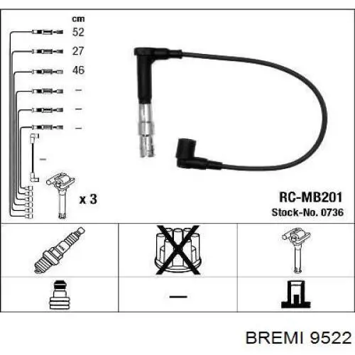 Slider (rotor) de distribuidor de ignição, distribuidor Bremi 9522 preço, a partir de 7,41 USD